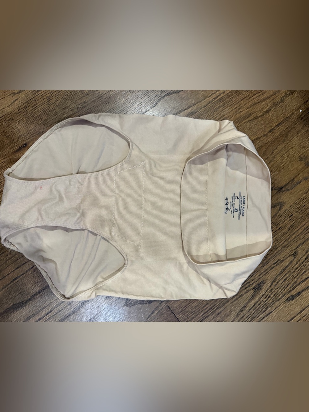 Upspring Ribbed shape shorts in Light Cream